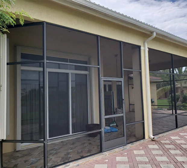 Lanai and screen enclosure framing